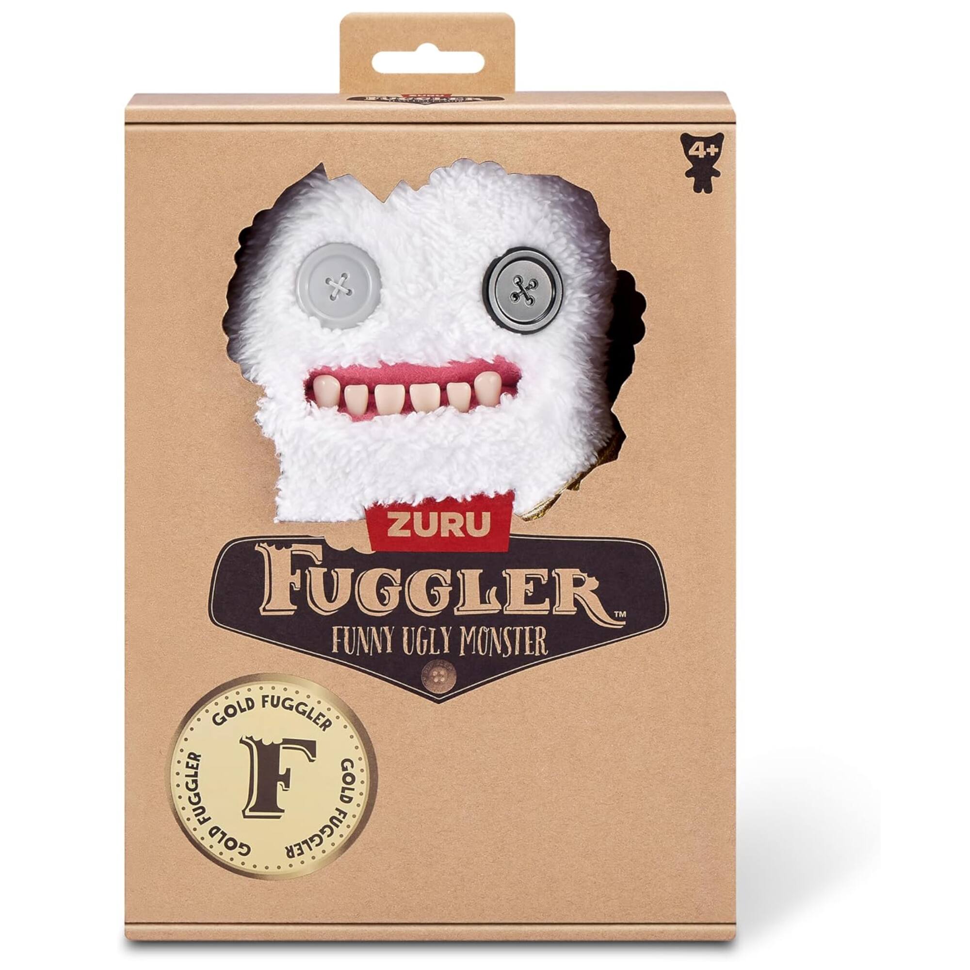 4+ ZURU FUGGLER™ FUNNY UGLY MONSTER GOLD FUGGLER