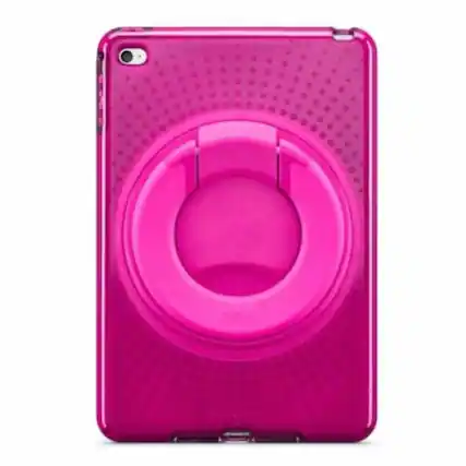 Front. Tech21 - Tech21 EVOPLAY2 Case for Apple iPad Mini 4 (A1538, A1550) with Integrated Handle & Kickstand - Fuchsia - Fuchsia.