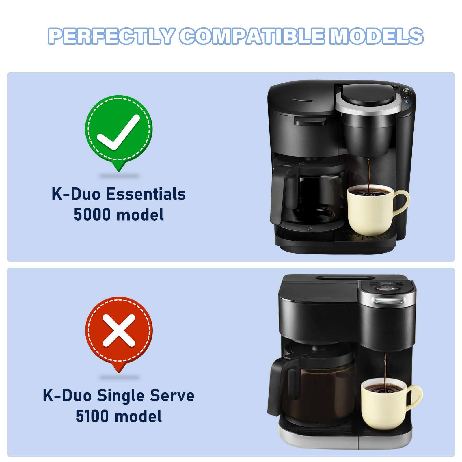 PERFECTLY COMPATIBLE MODELS

K-Duo Essentials 5000 model

K-Duo Single Serve 5100 model