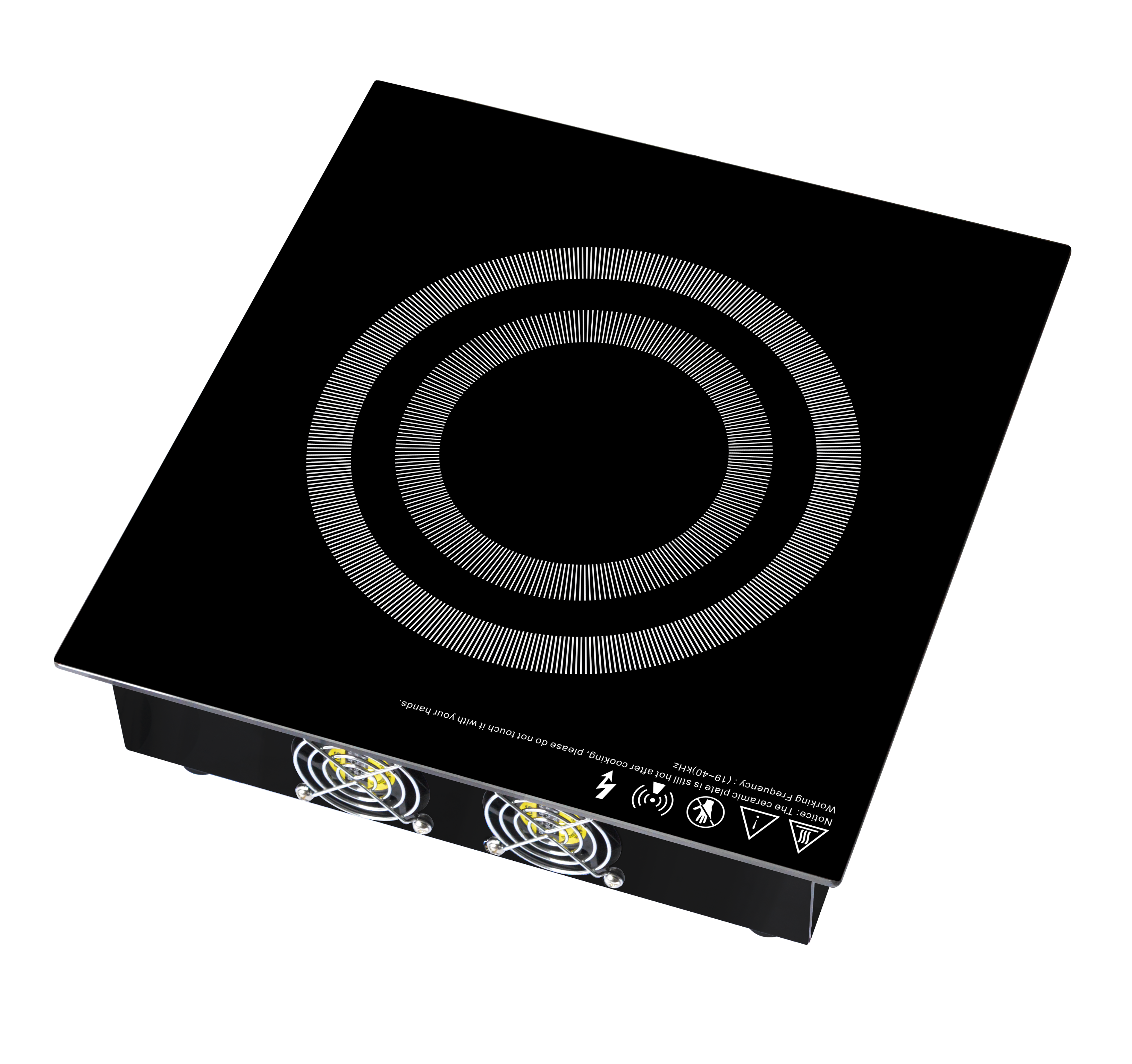 Sure, here is the corrected and grouped text from the image:

---

**Notice:**

- **Working Frequency:** 2400-2483.5 MHz
- **Ceramic**
- **NT**
- **CE**
- **VCE**
- **sage 10u**
- **2n(0r-81)**
- **d**
- **s**
- **OP**
- **please**
- **cooking.**
- **hands your Ve.**

---

**Warning:**

- **Do not touch the heating surface.**
- **Do not use the appliance if the cord is damaged.**
- **Do not immerse the appliance in water.**
- **Do not use the appliance if it has been dropped or damaged.**
- **Do not use the appliance if it has been dropped or damaged.**
- **Do not use the appliance if it has been dropped or damaged.**
- **Do not use the appliance if it has been dropped or damaged.**
- **Do not use the appliance if it has been dropped or damaged.**
- **Do not use the appliance if it has been dropped or damaged.**
- **Do not use the appliance if it has been dropped or