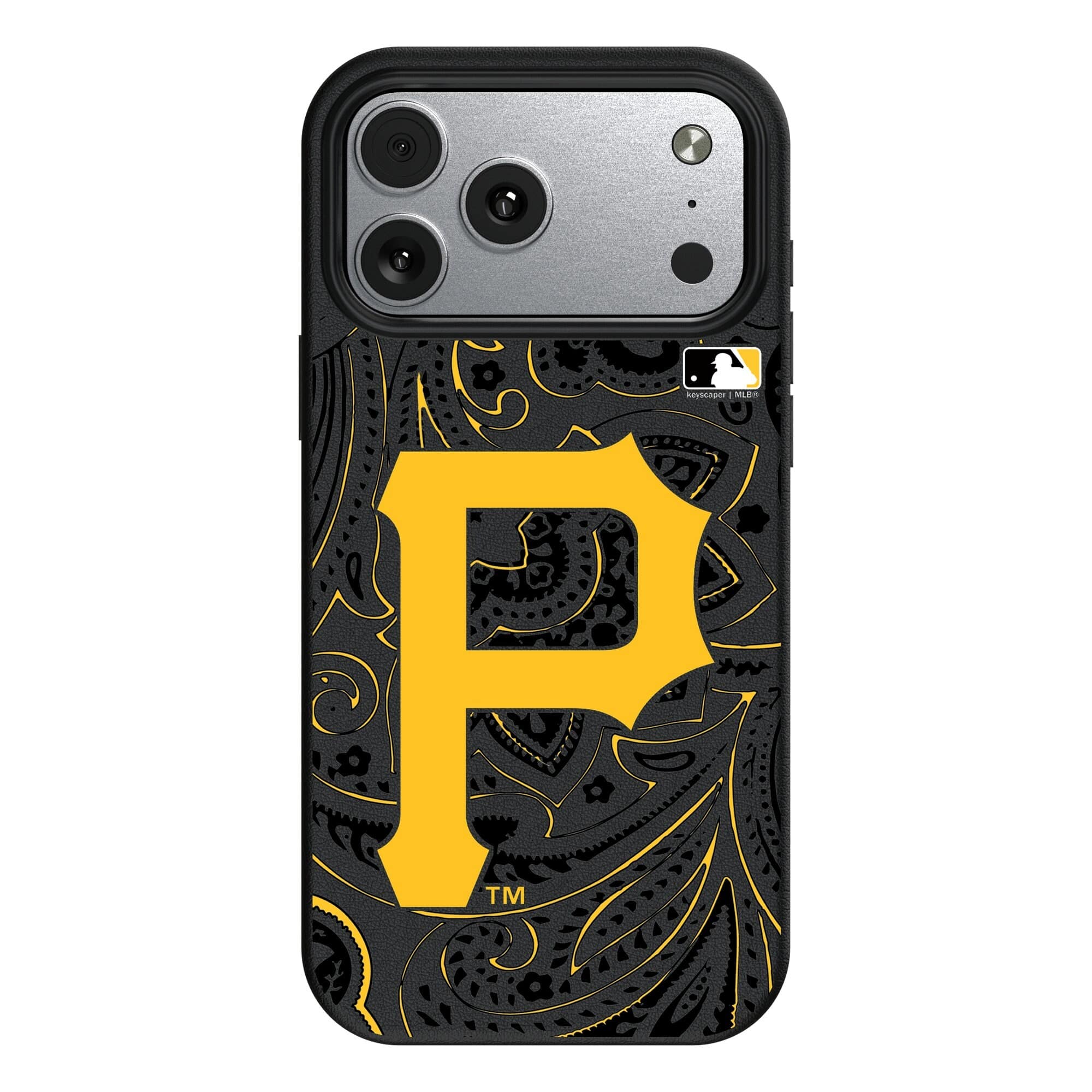 Keyscaper - MLB - Pittsburgh Pirates Paisley iPhone Magnetic Bump Case - 17 Pro Max - Black price history on PriceWatchPro