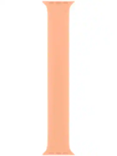 Front. Apple - Watch Solo Loop 44mm - Size 4 - Cantaloupe.
