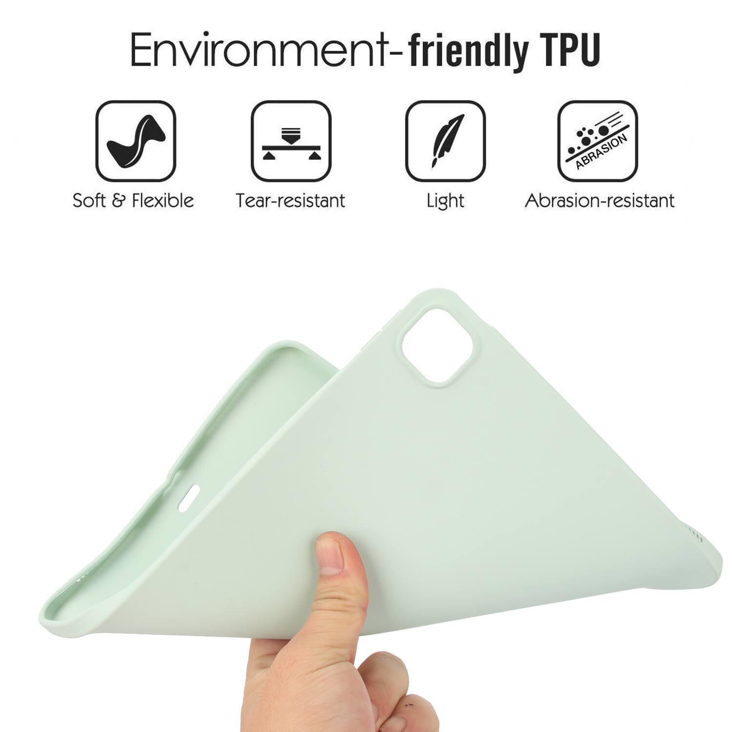 Environment-friendly TPU

- Soft & Flexible
- Tear-resistant
- Light
- Abrasion-resistant