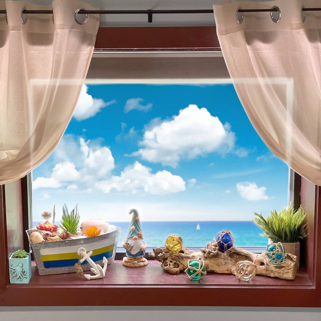 Alt View 3. Zeckos - Set of 2 Galvanized Metal Boat Planter Flower Tub Indoor Outdoor Plant Pot - Multicolored.