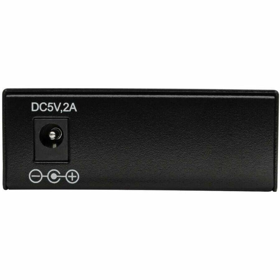 Alt View 5. Tripp Lite - Eaton Tripp Lite Series Gigabit Multimode Fiber to Ethernet Media Converter, 10/100/1000 LC, International Power Supply - Unknown.