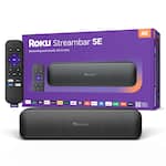 Roku - Streambar SE | 2-in-1 TV Soundbar and 4K HDR Streaming Device, Premium Speakers, & Enhanced Speech Clarity - Black