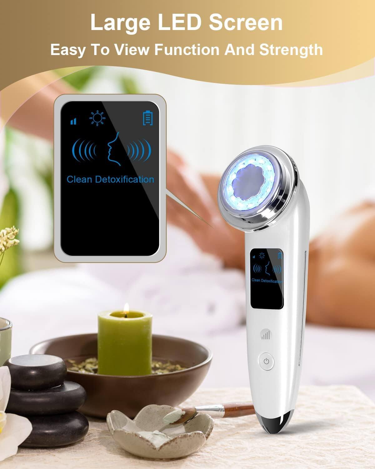 Large LED Screen  
Easy To View Function And Strength  
Clean Detoxification