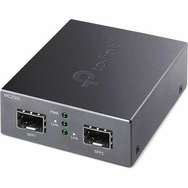 Photos - Wi-Fi Adapter TP-LINK MC230L Gigabit SFP to SFP Fiber Converter - Single-mode, Multi-mode - Gigabit Ethernet - 1000Base-X - 2 x - Unknow