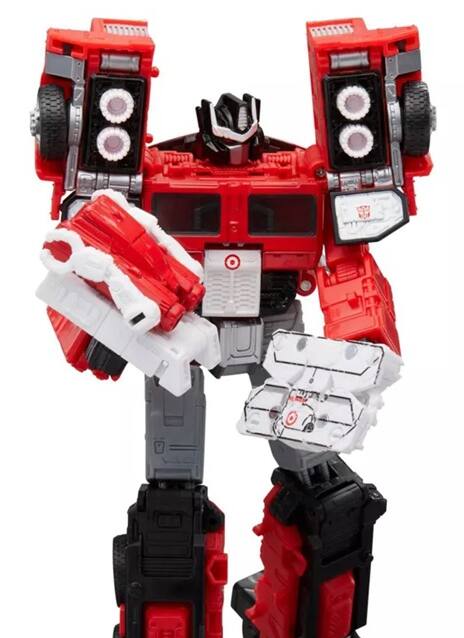 Front. Transformers - Target Optimus Prime and Autobot Bullseye | Transformers Generations.