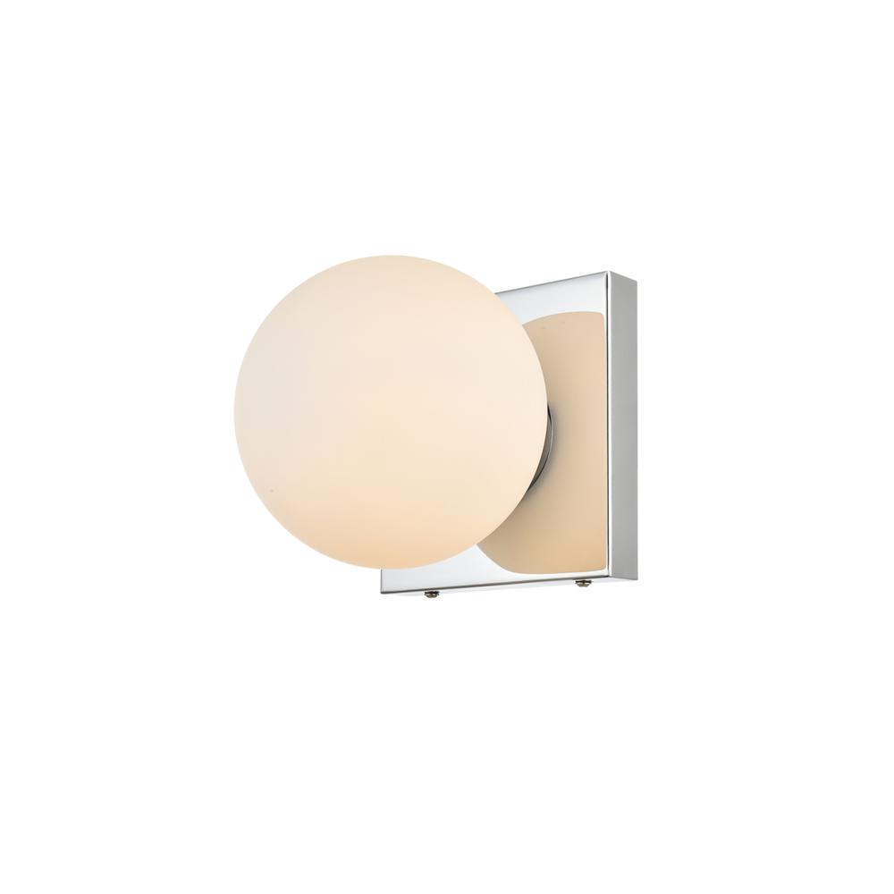 Living District - Jaylin 1 light Bath Sconce - Chrome And Frosted White price history on PriceWatchPro