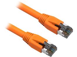 Nippon Labs - Cat8 RJ45 35FT Ethernet Cable, 40Gbps 2000MHz, S/FTP, Indoor/Outdoor, Weatherproof (Orange)