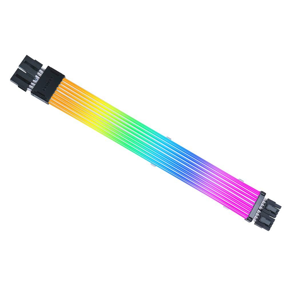 Lian Li - Strimer Wireless 8 Pin - Addressable RGB Power Extension Cable with Wireless Control, Wireless Controller NOT Included
