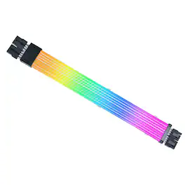 Lian Li - Strimer Wireless 8 Pin - Addressable RGB Power Extension Cable with Wireless Control, Wireless Controller NOT Included
