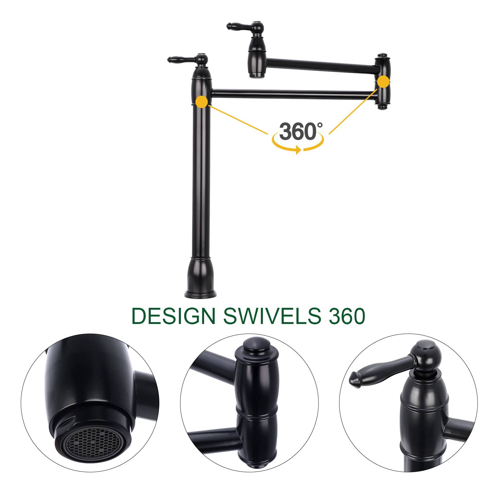 DESIGN SWIVELS 360°
