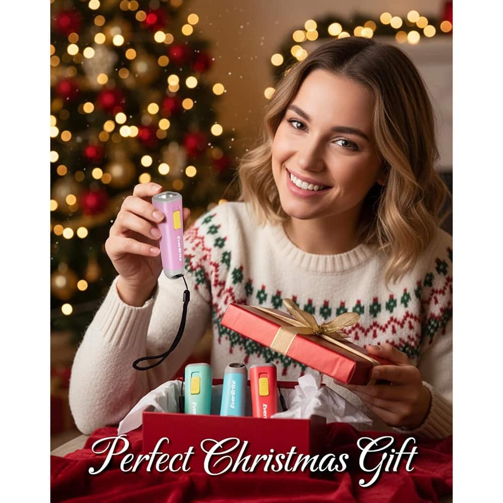 ACJPR - EverBrite Kids Mini LED Flashlight – Blue, Plastic, Lanyard, 3 AAA Batteries