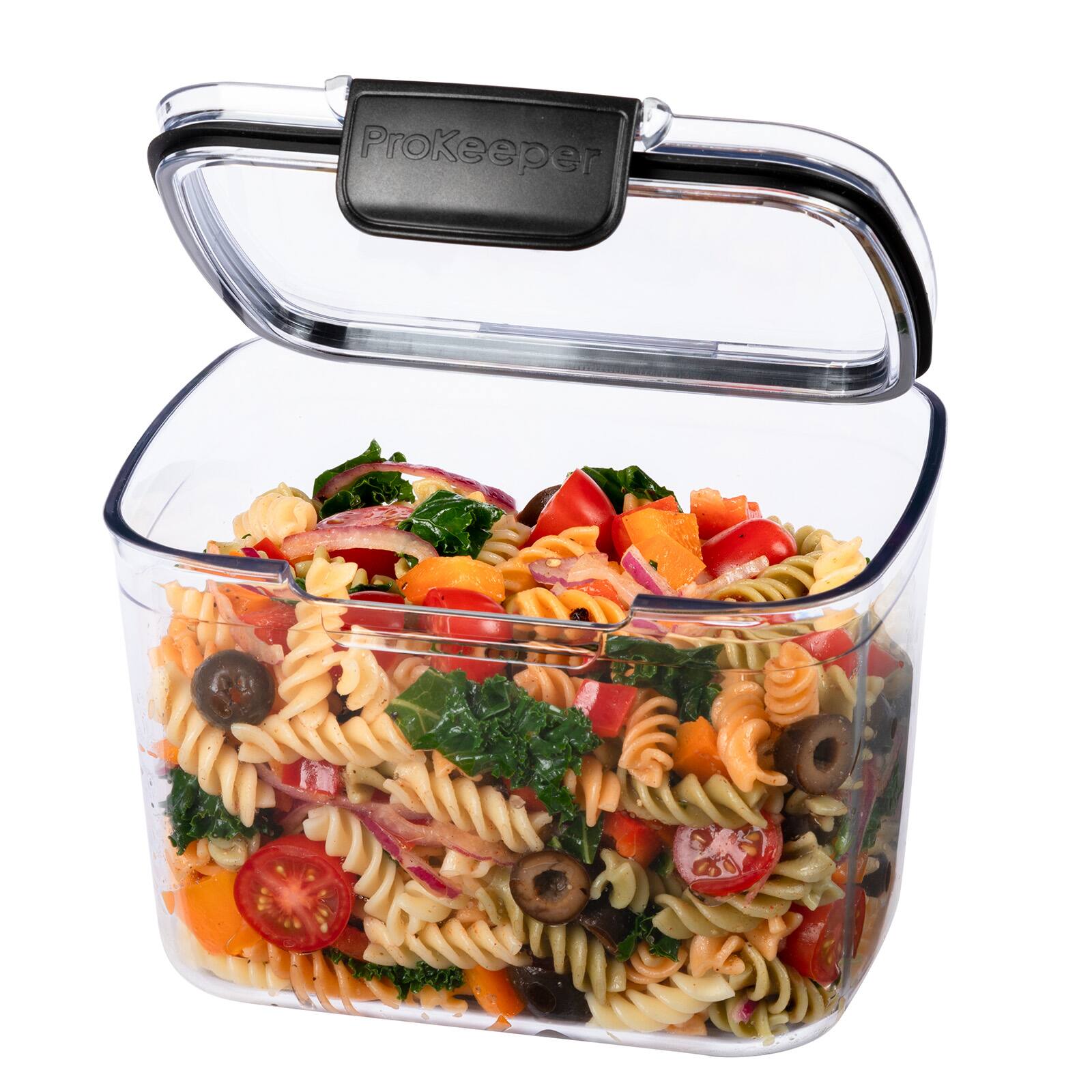 Alt View 3. Progressive International - ProKeeper+ Airtight Tall Deli Storage Container, Clear Plastic - Clear.