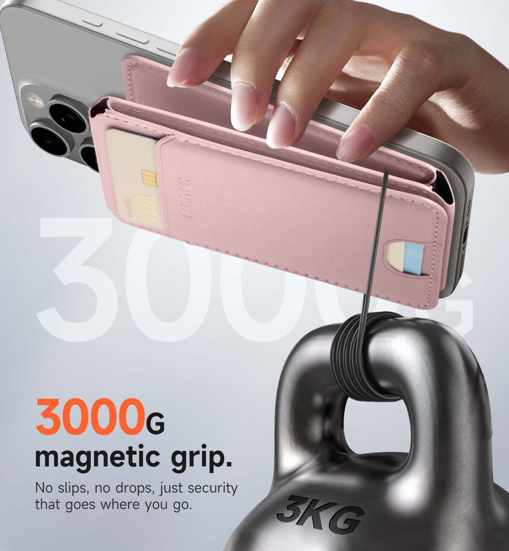 VISA CUER 3000 3000G magnetic grip. No slips, no drops, just security that goes where you go. 3KG