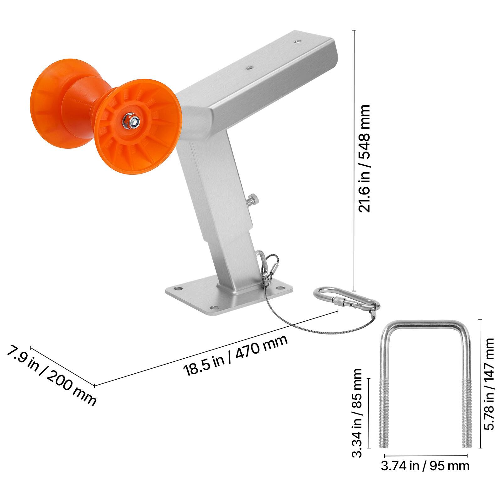 - 21.6 in / 548 mm
- 7.9 in / 200 mm
- 18.5 in / 470 mm
- 3.34 in / 85 mm
- 3.74 in / 95 mm