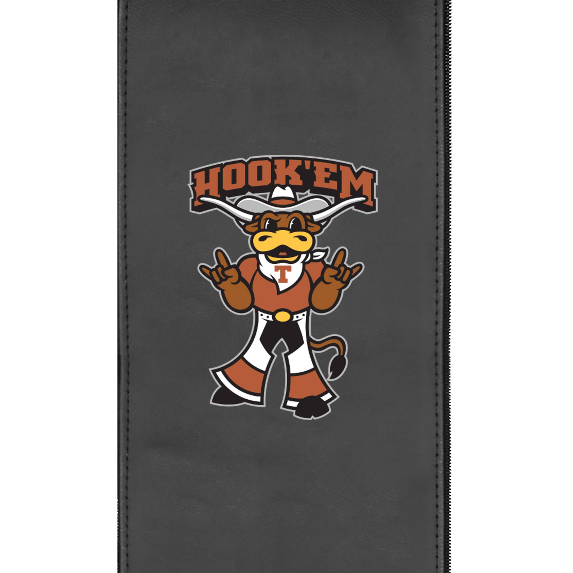 Alt View 2. DreamSeat - Black Texas Longhorns Team Stealth Manual Recliner - Black.