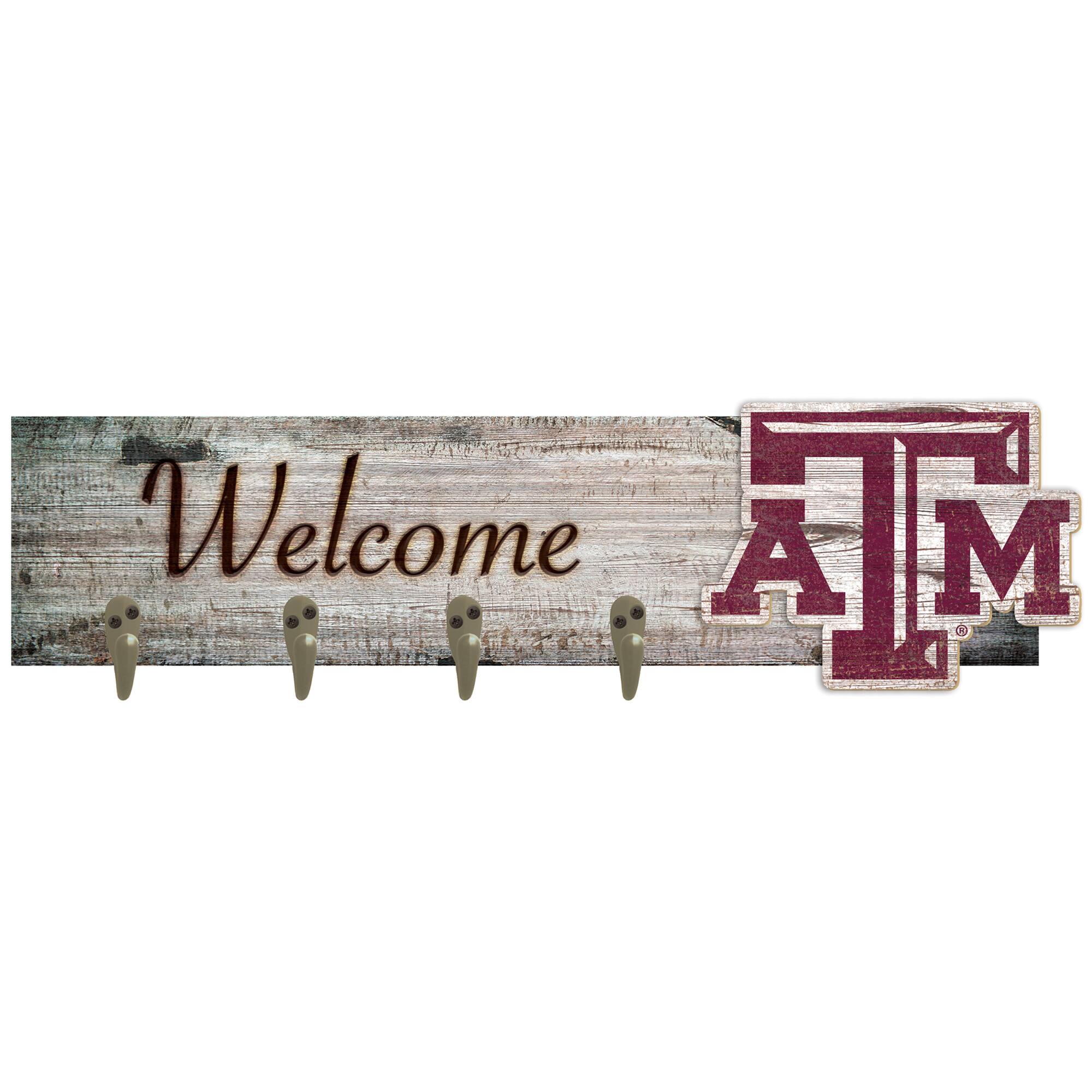 Texas A&M Aggies 24" x 6" Mounted Coat Hanger