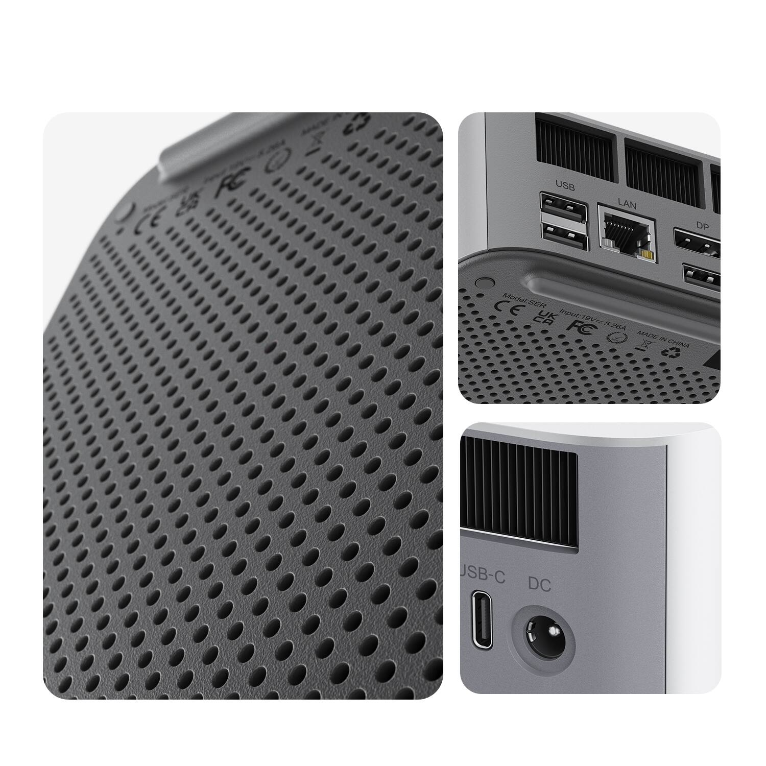 USB LAN OP CE  
Model: SER  
CEFC  
Input: 100-240V~50/60Hz  
MADE IN CHINA  
USB-C DC