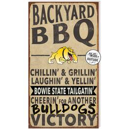 Jardine - Bowie State Bulldogs 11'' x 20'' Indoor/Outdoor BBQ Sign - Black