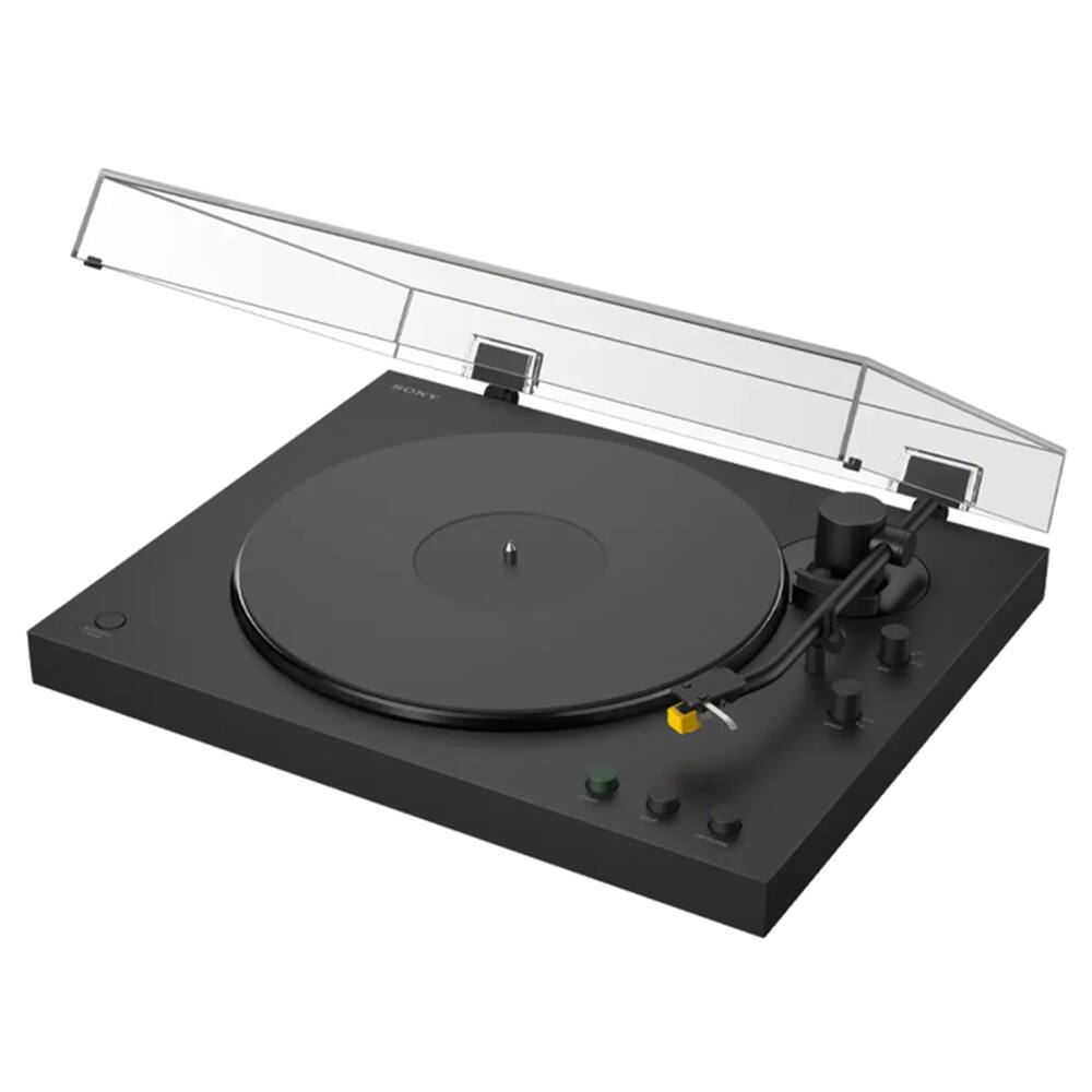 Alt View 1. Sony - PSLX5BT Full Auto Playback Premium Turntable, Bluetooth + 26-Month Extended Warranty Protection Bundle.