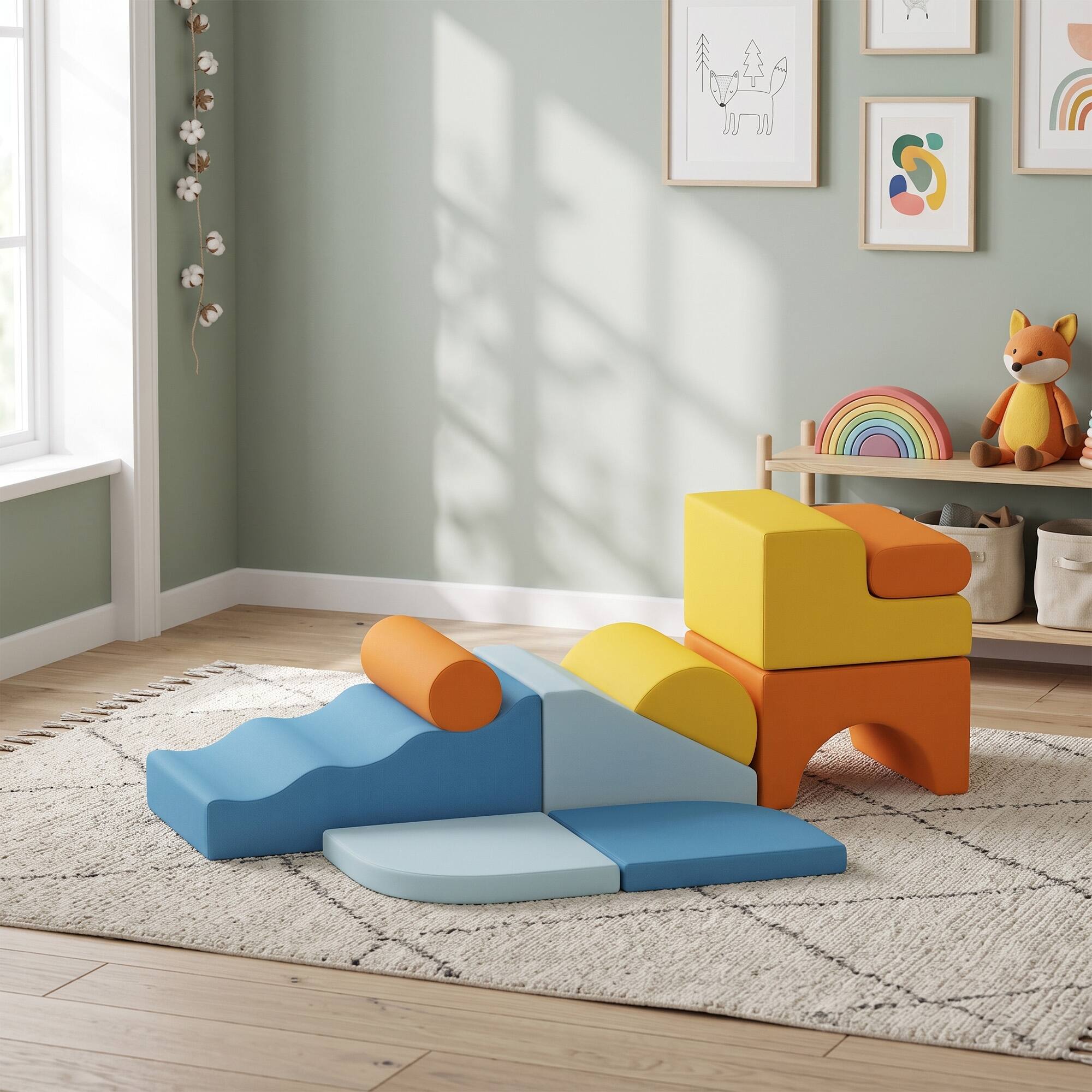 Alt View 8. Qaba - Soft Play Set - Multicolored.