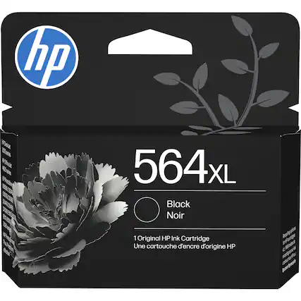 HP - 564XL High-Yield Ink Cartridge - Black