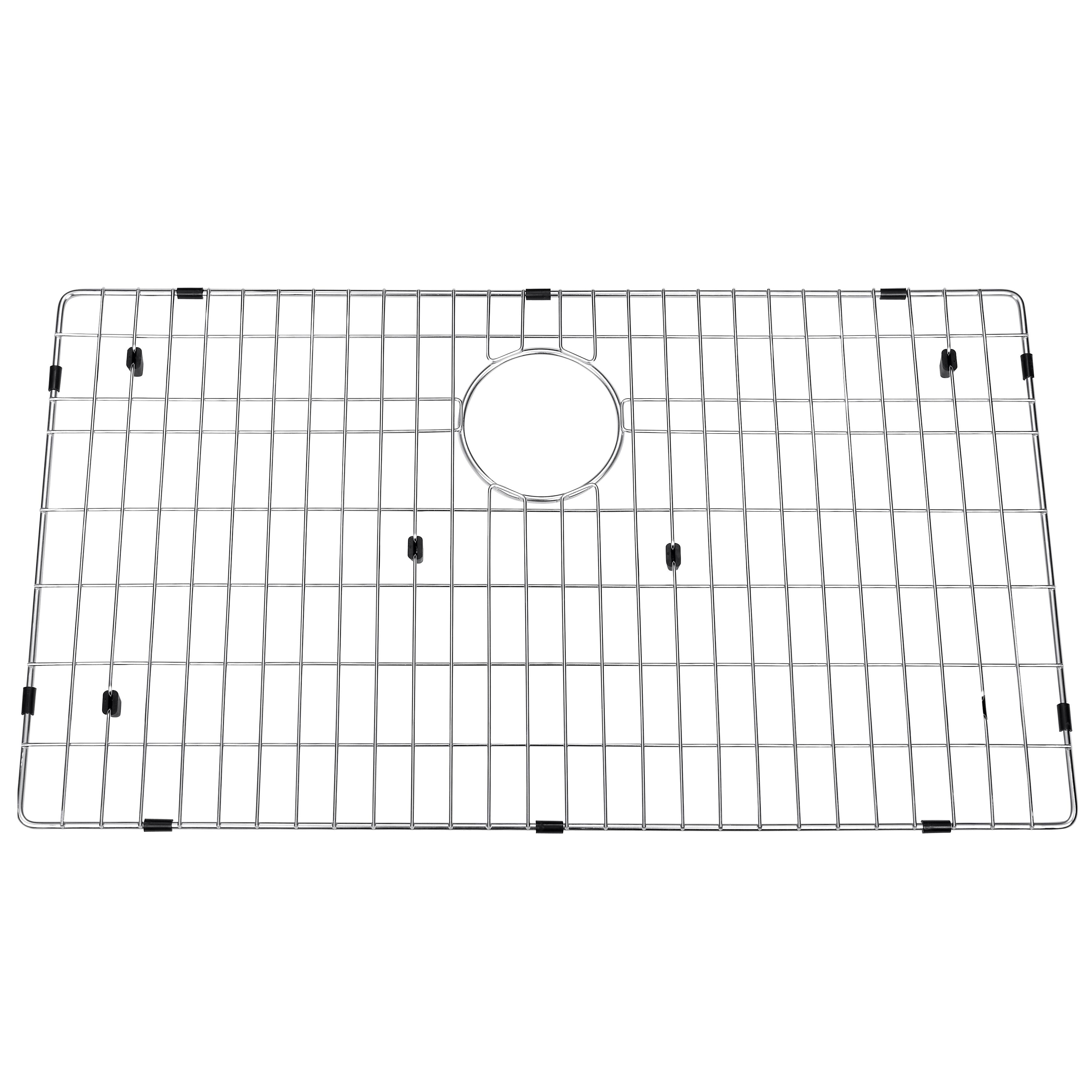 Alt View 9. Akicon - Akicon 30 in. Undermount Single Bowl 18-Gauge Kitchen Sink and Pull-Down Faucet with Bottom Grid and Basket Strainer - Silver.