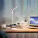 Alt View Zoom 15. OttLite - Entice LED Desk Lamp with Qi and USB Charging - Silver.