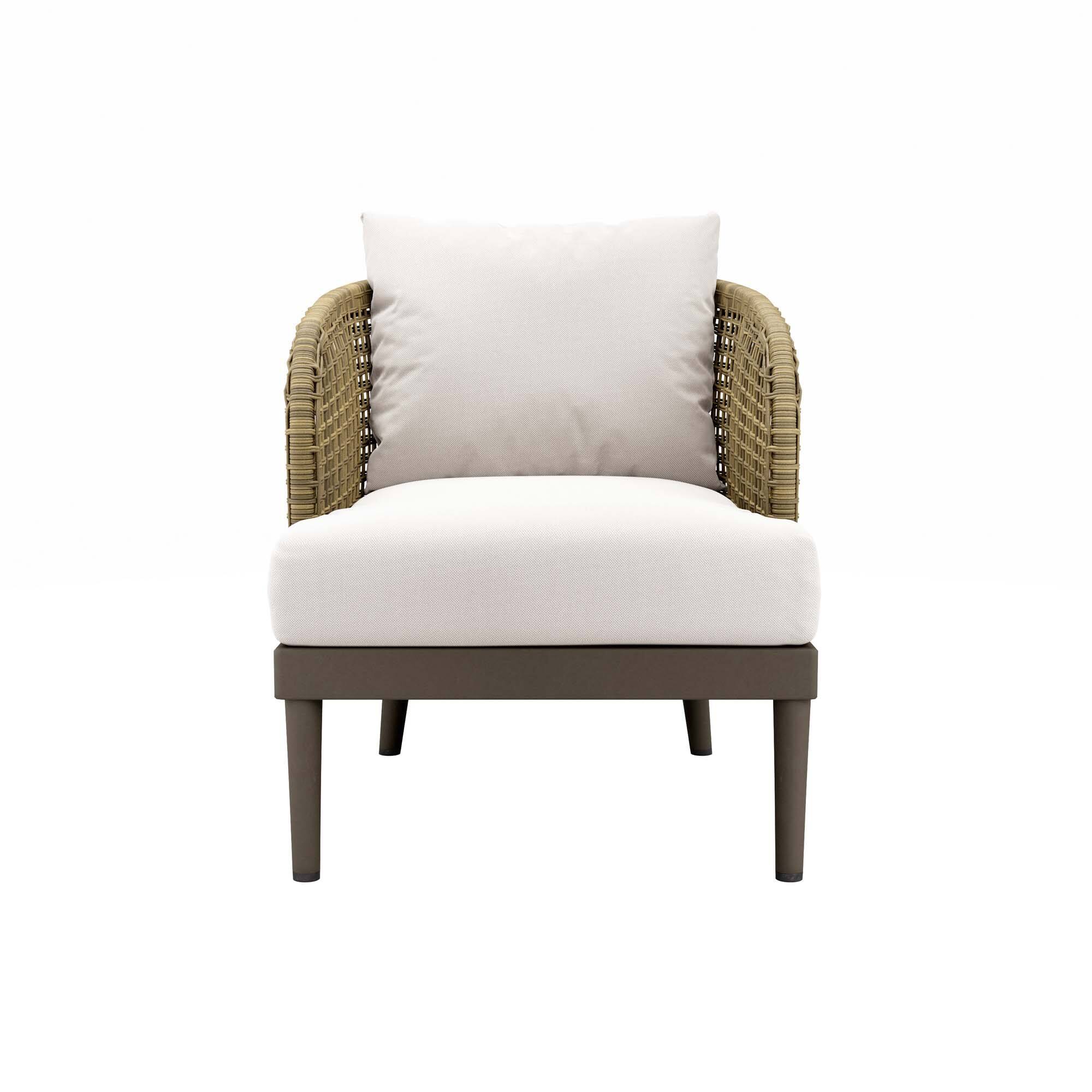 Alt View 4. Modway - Meadow Outdoor Patio Armchair by Modway - Natural White.