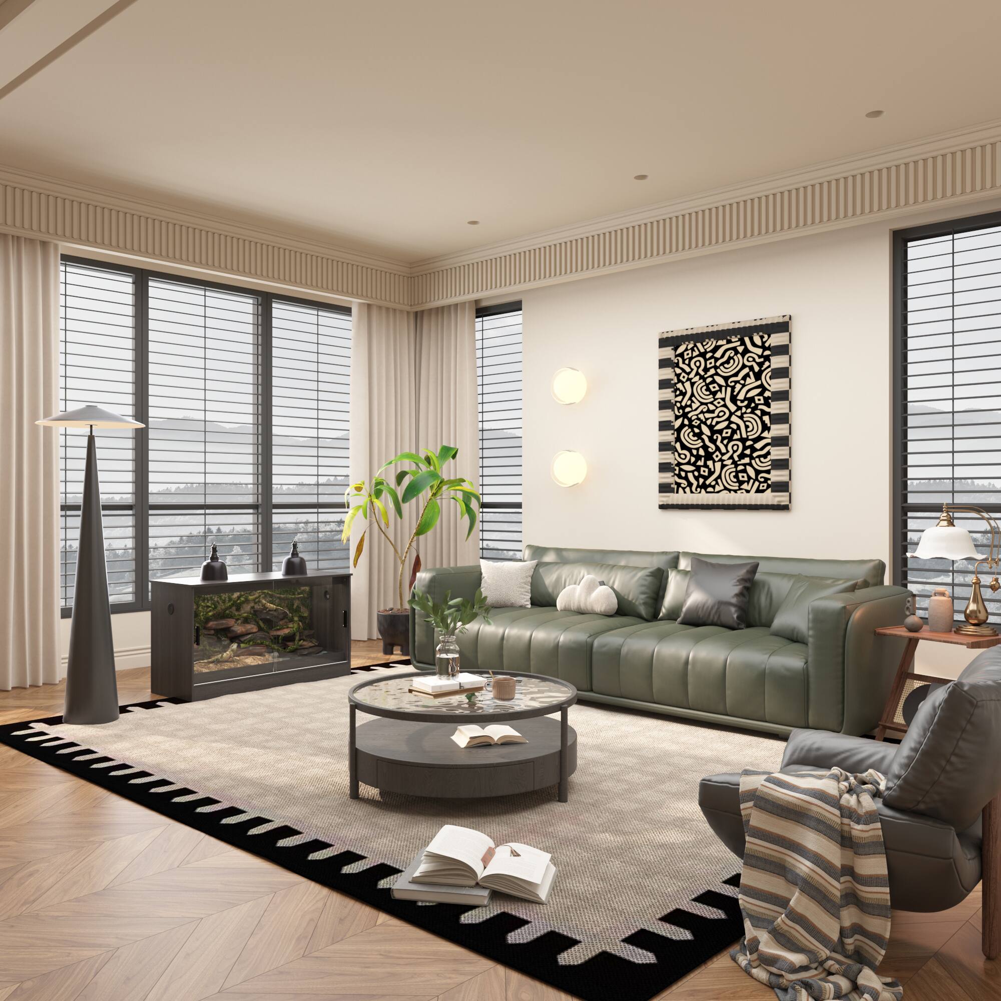 Alt View 9. Famapy - Small Pet Cabinet with Glass Doors, Multi-Functional Habitat for Reptiles Hamsters & Rodents.