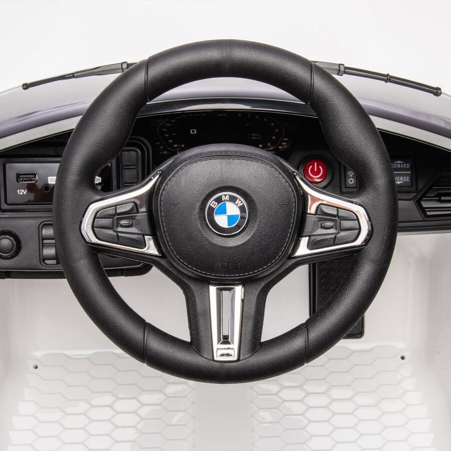 BreeBe BMW M4 12V Kids Ride On Car with 2.4G Remote, 3 Speeds, USB, MP3 ...