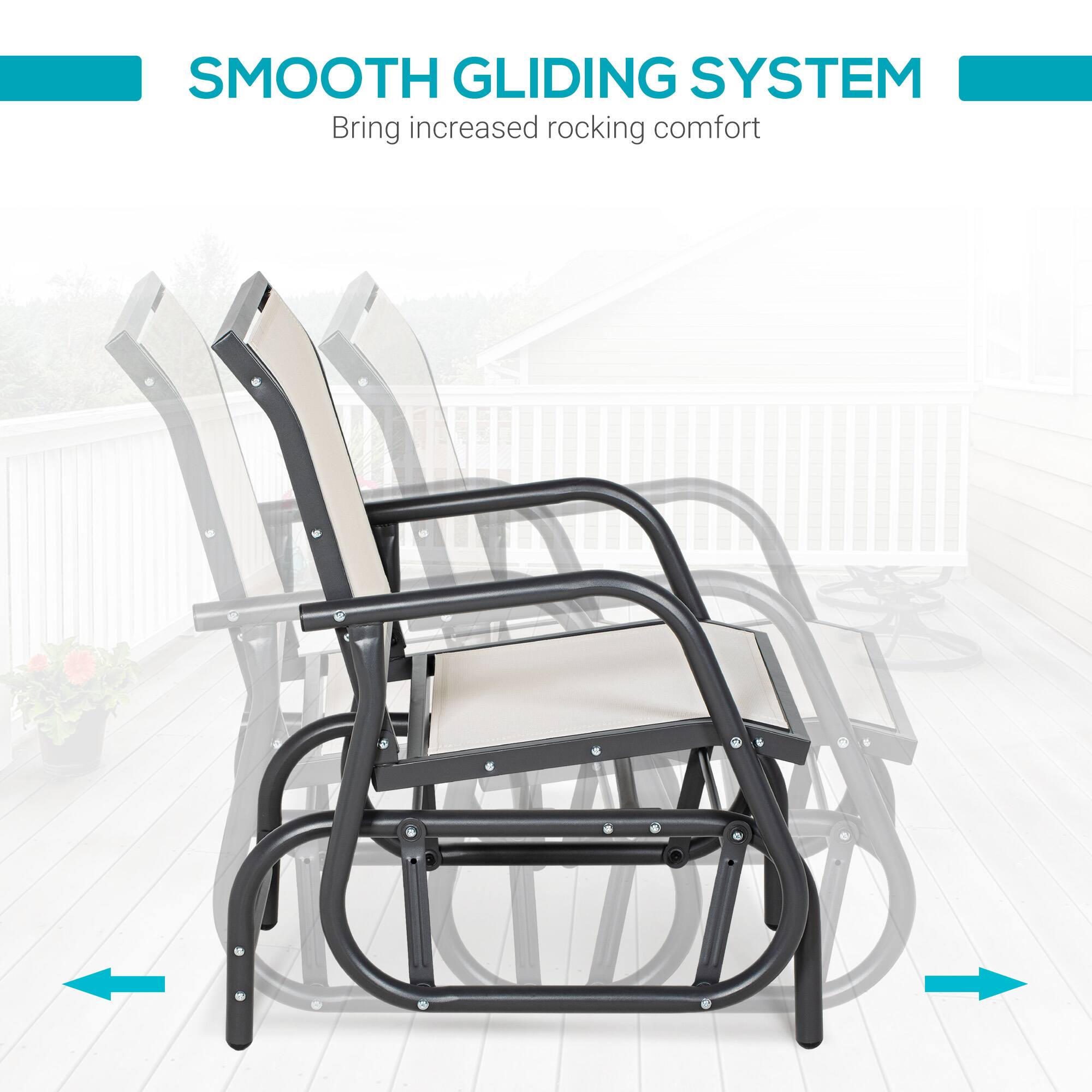 SMOOTH GLIDING SYSTEM
Bring increased rocking comfort