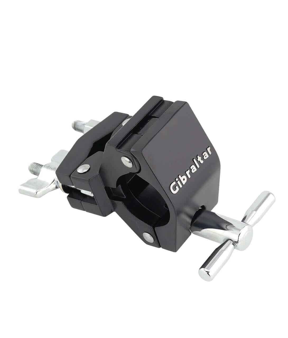 Alt View 1. Gibraltar Hardware - Road Series Multi Clamp , Mounts Drums, Cymbals and Accessories to any 1.5" Rack Bars, Heavy Duty and Easy Install.