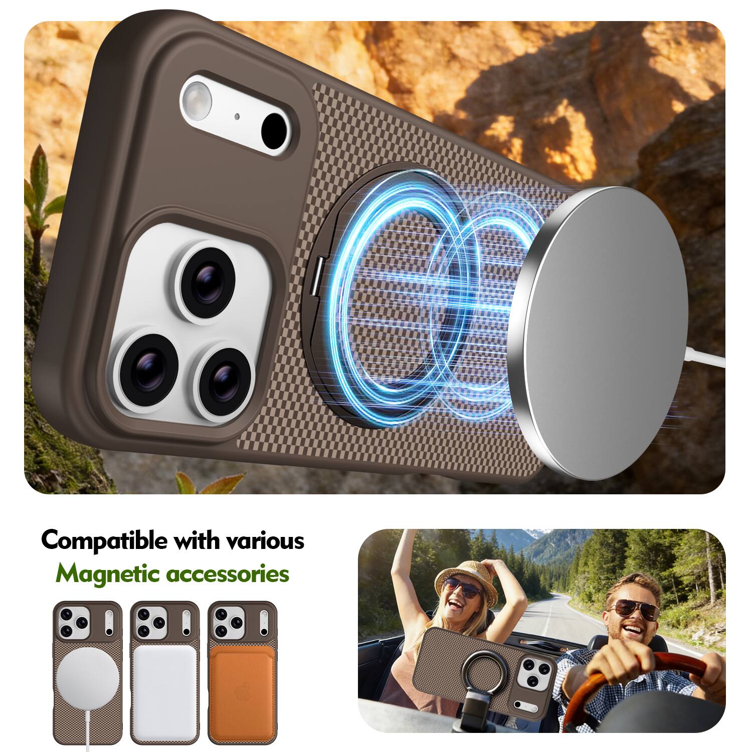Compatible with various Magnetic accessories
