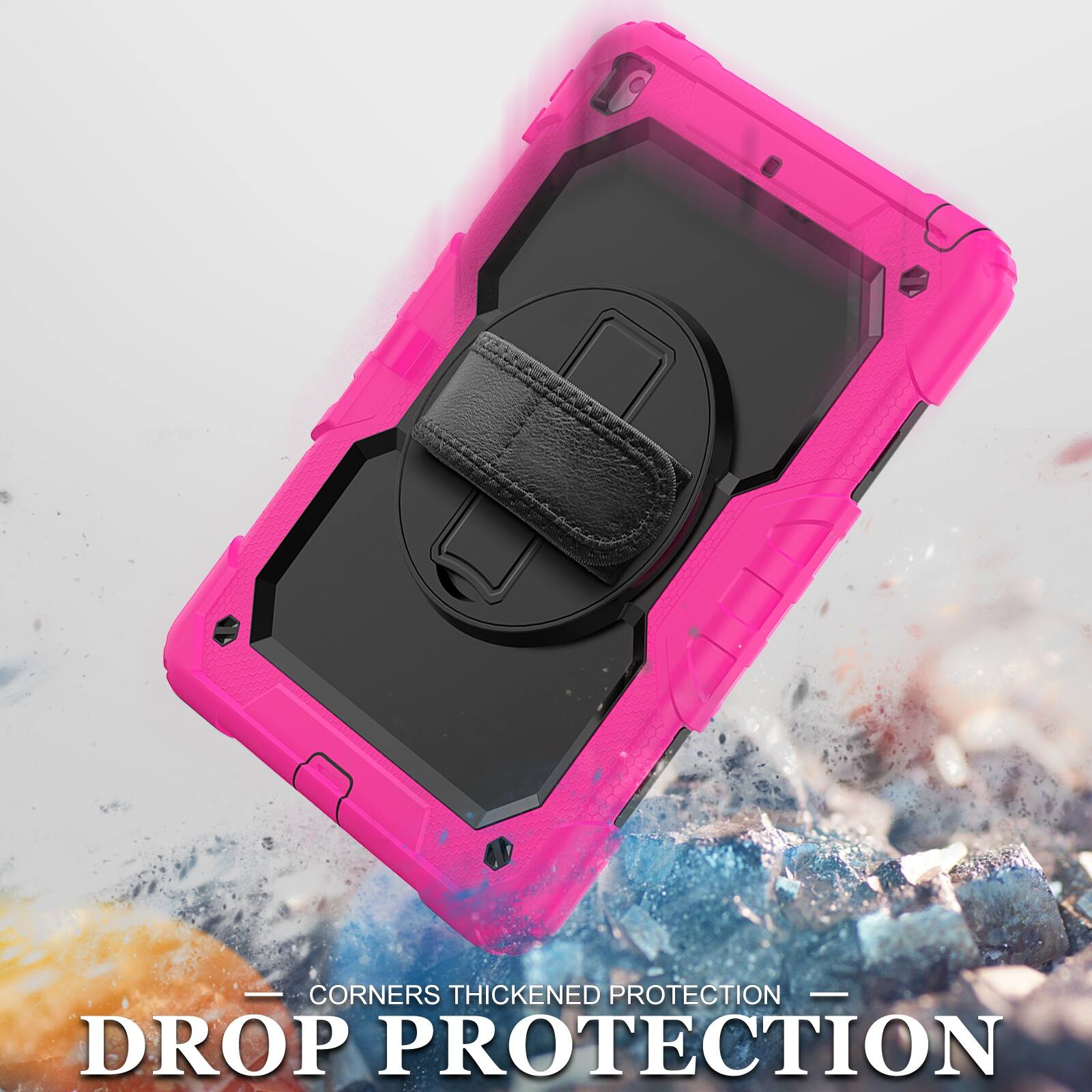 CORNERS THICKENED PROTECTION  
DROP PROTECTION