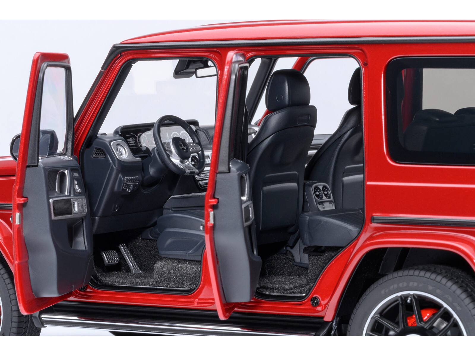 Back. Autoart - 2019 Mercedes-Benz AMG G63 Cardinal Red Metallic 1/18 Model Car by Autoart - Red Metallic.