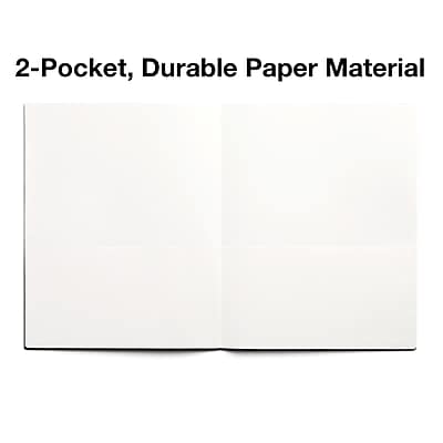 2-Pocket, Durable Paper Material