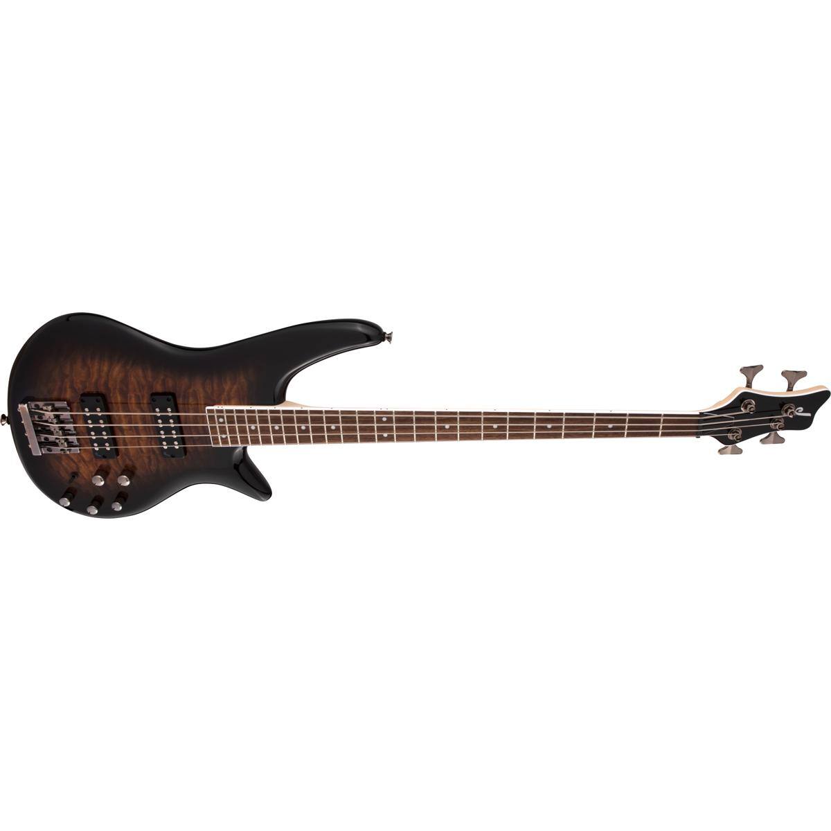 Alt View 4. Jackson - Jackson JS3Q JS Series Spectra Bass Guitar, Dark Sunburst.