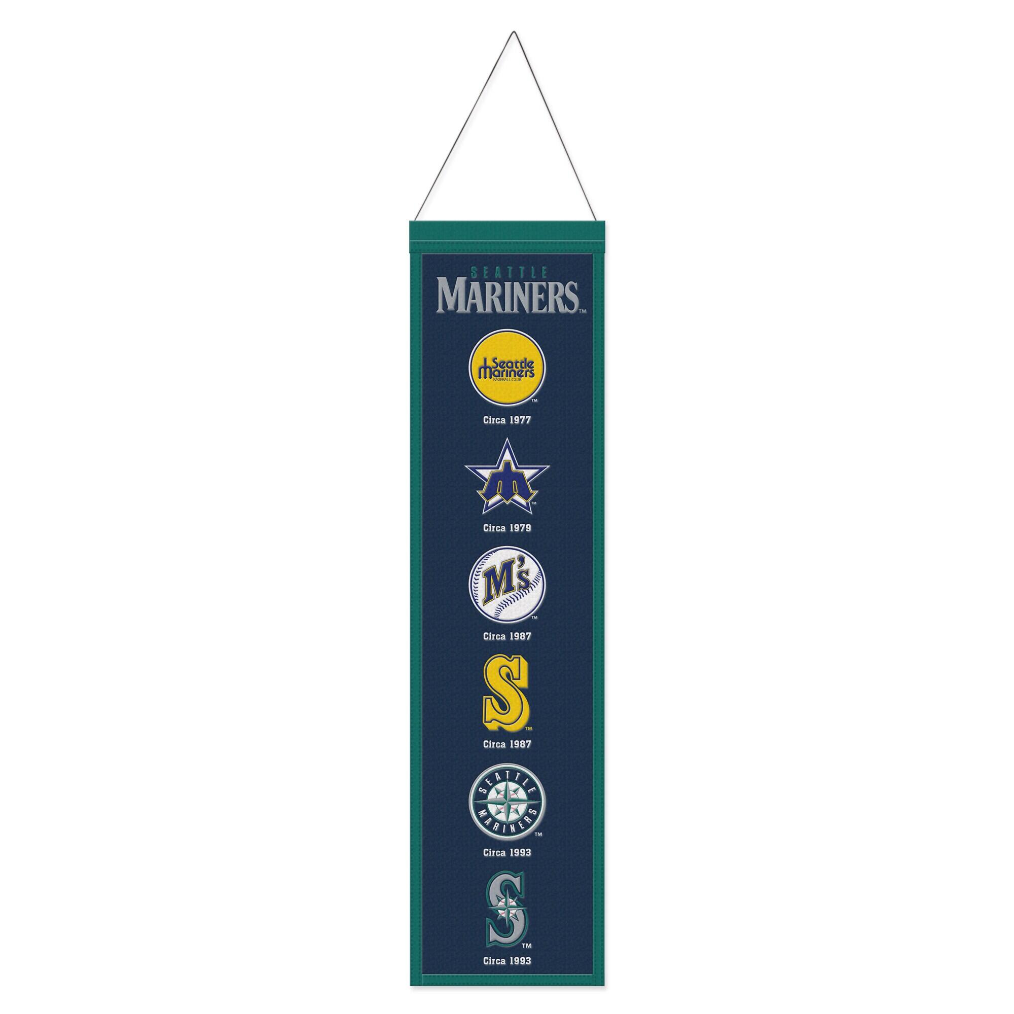Photos - Other Decoration Evolution WinCraft - Seattle Mariners 8" x 32"  Banner - Multicolor 4940542 