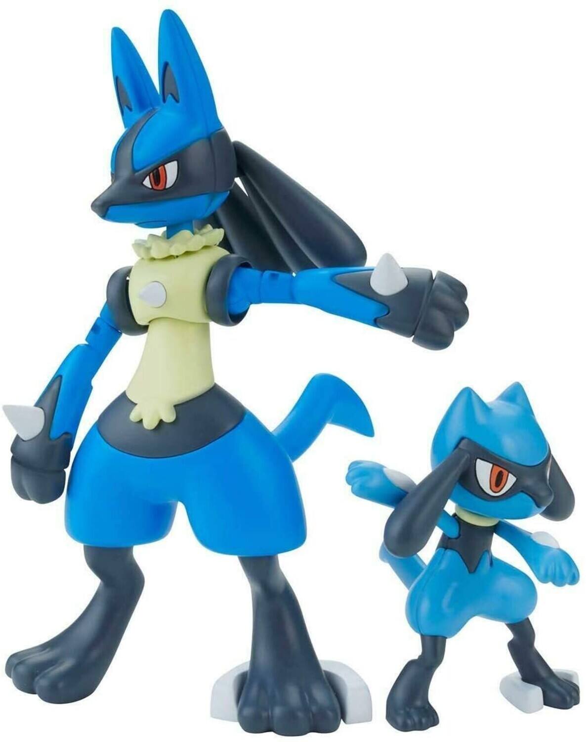 Pokemon: Riolu & Lucario, Bandai Spirits Pokemon Model Kit - COLLECTIBLES - Multicolor