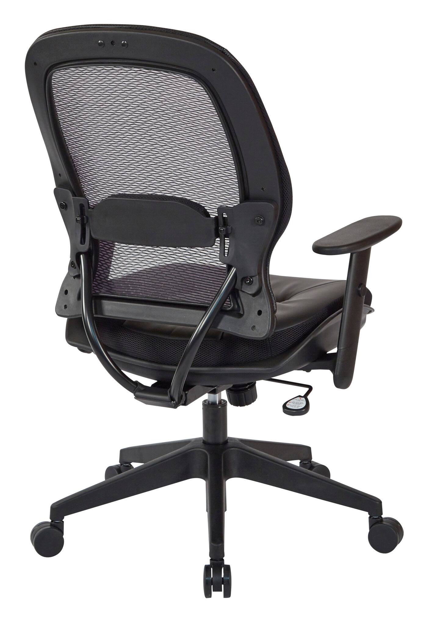 Back. Office Star Products - Executive High Back Chair - Black.