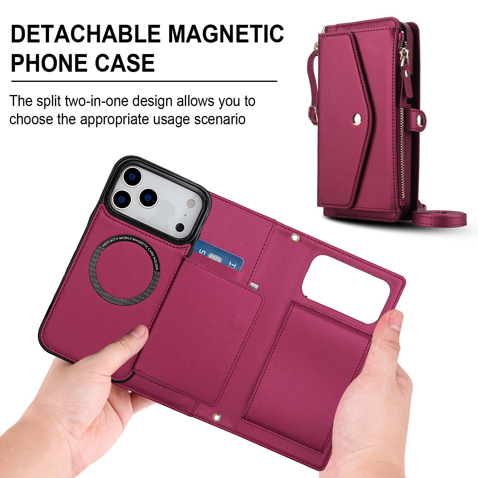 DETACHABLE MAGNETIC PHONE CASE

The split two-in-one design allows you to choose the appropriate usage scenario.