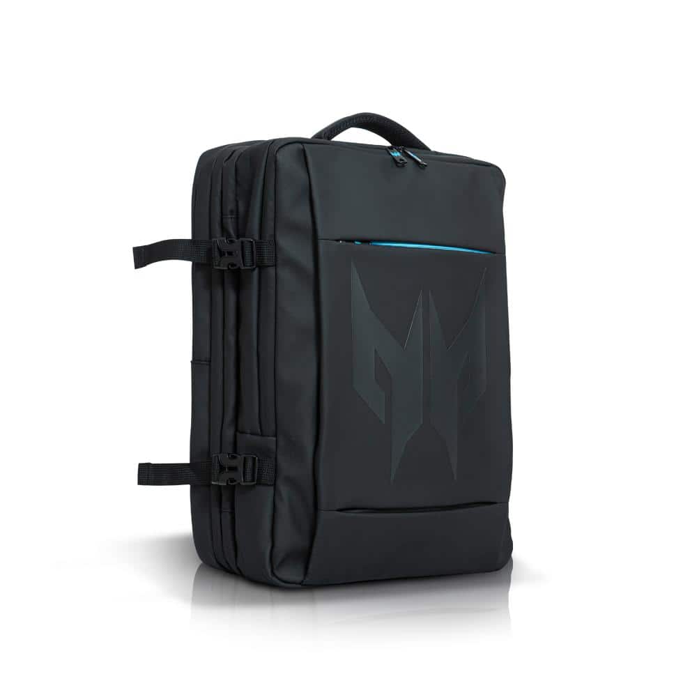 Alt View 1. Acer - Predator Robust Backpack - Fits 18" Laptop Expandable 30L Water-Repellent Anti-Theft Pocket Chest Strap - Black.