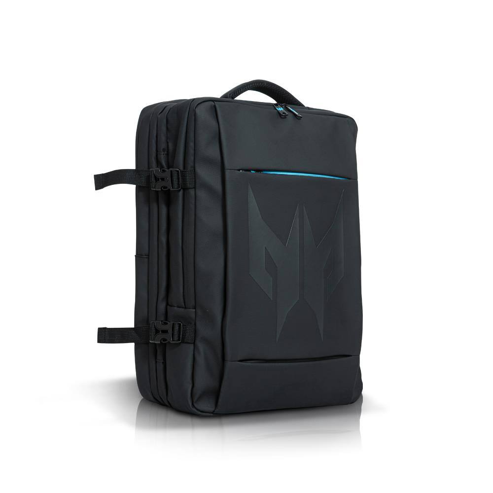 Alt View 1. Acer - Predator Robust Backpack - Fits 18" Laptop Expandable 30L Water-Repellent Anti-Theft Pocket Chest Strap - Black.