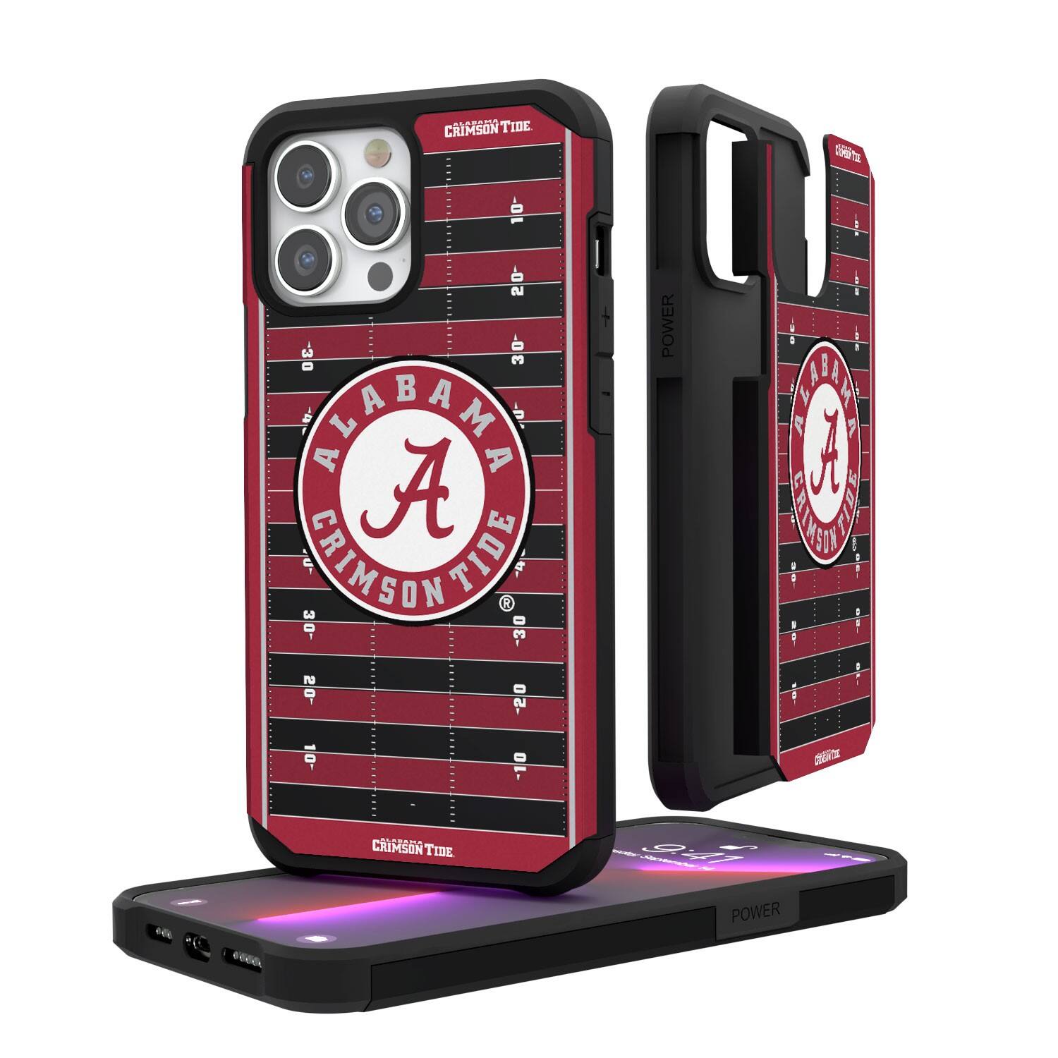 Keyscaper - NCAA - Alabama Crimson Tide Field iPhone Rugged Case - 14 Pro - Multicolor price history on PriceWatchPro