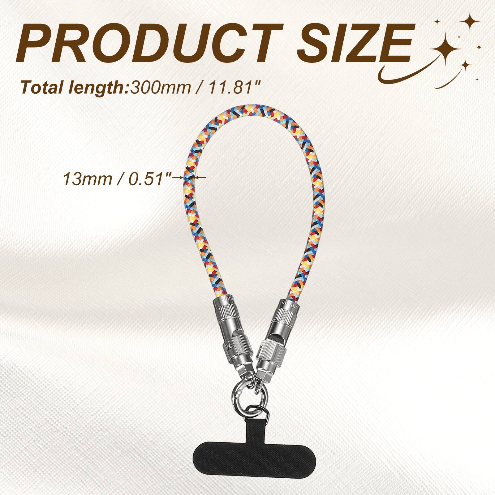 PRODUCT SIZE  
Total length: 300mm / 11.81"  
13mm / 0.51"