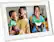 Angle. Aura Home - Aura Carver Mat 10.1" Digital Wifi Photo Frame-Clay with Textured Mat - Clay (Light).